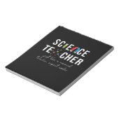 Dozentin für Naturwissenschaftslehrer Notizblock (Rotiert)