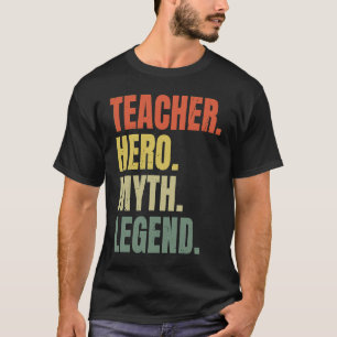 Dozentin Hero Myth Legend Bester Job-Lehrer T-Shirt