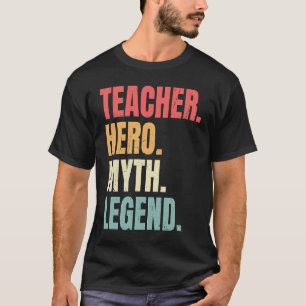 Dozentin Hero Myth Legend Bester Job-Lehrer T-Shirt