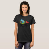 Dozer Bulldozer Transportation T-Shirt (Vorne ganz)