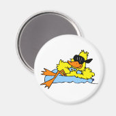 Dozer Duck Magnet (Vorderseite/Rückseite)