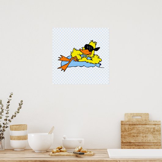 Dozer Duck Poster (Küche)