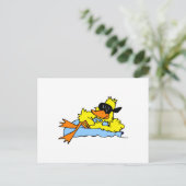 Dozer Duck Postkarte (Stehend Vorderseite)