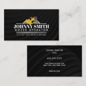 Dozer Slogans Business Cards Visitenkarte (Vorne/Hinten)