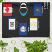 DPBA Tour Flags Geschirrtuch (Gefaltet)