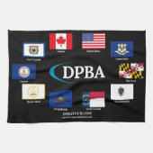 DPBA Tour Flags Geschirrtuch (Horizontal)