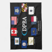DPBA Tour Flags Geschirrtuch (Vertikal)