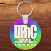 DPhC LOGO Doktor der Pharmachemie Schlüsselanhänger (Vorderseite)