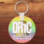 DPhC LOGO Doktor der Pharmachemie Schlüsselanhänger (Vorderseite)
