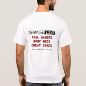 DPL wirkliche Gamers T-Shirt (Rückseite)