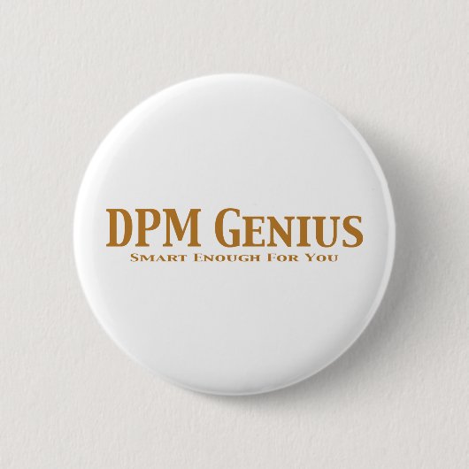 DPM Genie-Geschenke Button (Vorderseite)