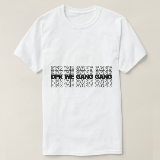 dpr we gang T-Shirt (Design vorne)