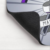 DPS HauptGamer Lila Cartoon Maschinenlaufwerk Mousepad (Ecke)