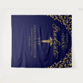 DPT Arzt für Physikalische Therapie Grad Hintergru Wandteppich (Vorderseite (Horizontal))