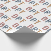 DPT Arzt für Physikalische Therapie Physikaltherap Geschenkpapier (Ecke)