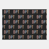 DPT Arzt für Physikalische Therapie Physikaltherap Geschenkpapier Set (Vorderseite)