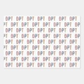 DPT Arzt für Physikalische Therapie Physikaltherap Geschenkpapier Set (Vorderseite 2)