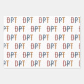 DPT Arzt für Physikalische Therapie Physikaltherap Geschenkpapier Set (Vorderseite)