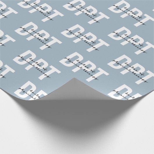 DPT Arzt für Physische Therapie Geschenkpapier (Ecke)