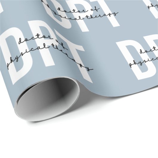DPT Arzt für Physische Therapie Geschenkpapier (Rolleneckpunkt)