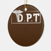 DPT Doctor of Physical Therapy Student Therapist Keramik Ornament (Links)