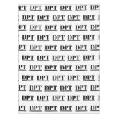 DPT Doktor der Physikalischen Therapieabteilung Tischdecke (Vorderseite)