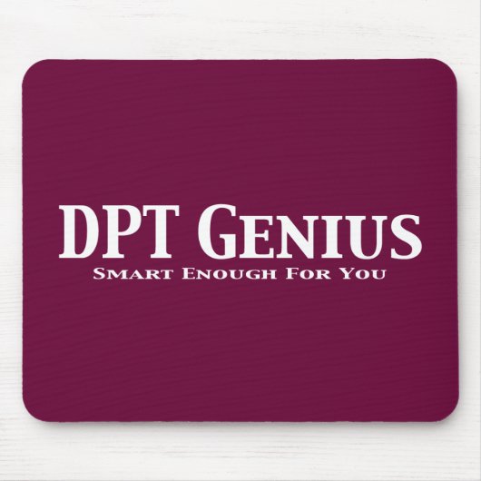 Dpt-Genie-Geschenke Mousepad (Vorne)