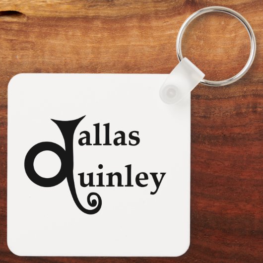 DQ-Schlüsselanhänger Schlüsselanhänger (Rückseite)