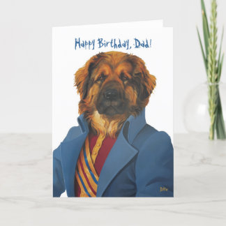 DR066 leonberger, alles Gute zum Geburtstag, Karte