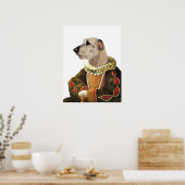 DR217 Irish Wolfhound Poster (Küche)