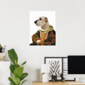 DR217 Irish Wolfhound Poster (Heimbüro)