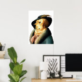 DR.035 Golden Retriever Poster (Heimbüro)