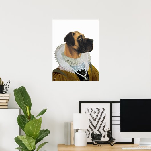 DR.184 Großes Dane-Poster Poster (Heimbüro)