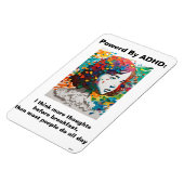 Dr.Anders Osborne Doktortitel - Positive Quote ADH Magnet (Linke Seite)