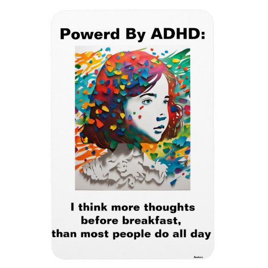 Dr.Anders Osborne Doktortitel - Positive Quote ADH Magnet (Vertikal)