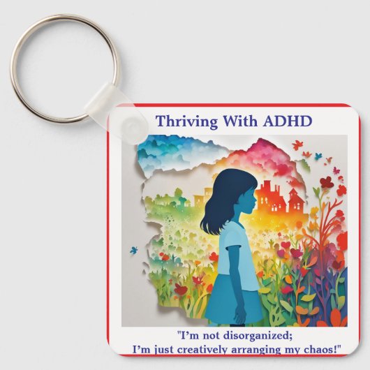 Dr.Anders Osborne Doktortitel - Positive Quote ADH Schlüsselanhänger (Vorderseite)