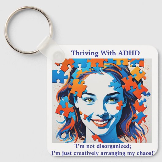 Dr.Anders Osborne Doktortitel - Positive Quote ADH Schlüsselanhänger (Vorderseite)