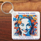 Dr.Anders Osborne Doktortitel - Positive Quote ADH Schlüsselanhänger (Vorderseite)