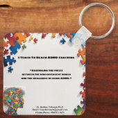 Dr.Anders Osborne Ph.D. "A.D.H.D." Schlüsselanhänger (Rückseite)