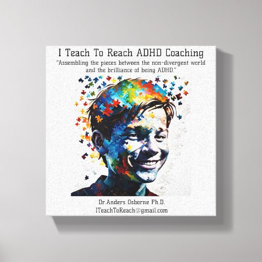Dr. Anders Osborne Ph.D. - ADHD Coach Poster Leinwanddruck (Vorderseite)