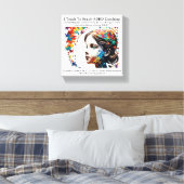Dr.Anders Osborne Ph.D. - ADHD Gecoacht Leinwanddruck (Insitu (Schlafzimmer))