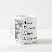 Dr.Anders Osborne Ph.D.* ADHD Greatness Tasse (Vorderseite Links)