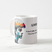 Dr. Anders Osborne Ph.D. Positives Zitat ADHD-TASS Kaffeetasse (Vorderseite Links)