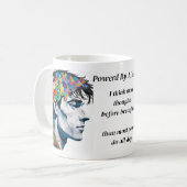 Dr.Anders Osborne Ph.D. - Positives Zitat ADHD W T Kaffeetasse (Vorderseite Links)