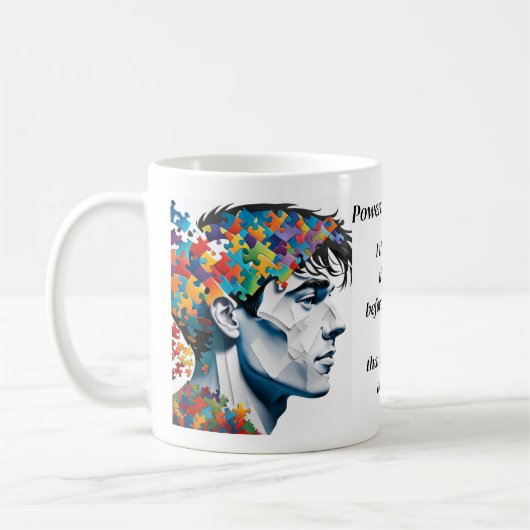 Dr.Anders Osborne Ph.D. - Positives Zitat ADHD W T Kaffeetasse (Links)