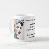 Dr.Anders Osborne Ph.D. - Positives Zitat ADHD W T Kaffeetasse (Vorderseite Links)