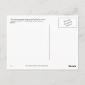 Dr. Ann der Orangutan Postkarte (Rückseite)