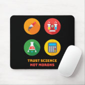 Dr. Anthony Fauci Vertraue der Wissenschaft, nicht Mousepad (Mit Mouse)