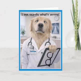 Dr. Archie Gute Besserung Karte GC-3