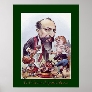 Dr. Augustus Broca ~ Pediatrie/Operation ~ Moloch Poster